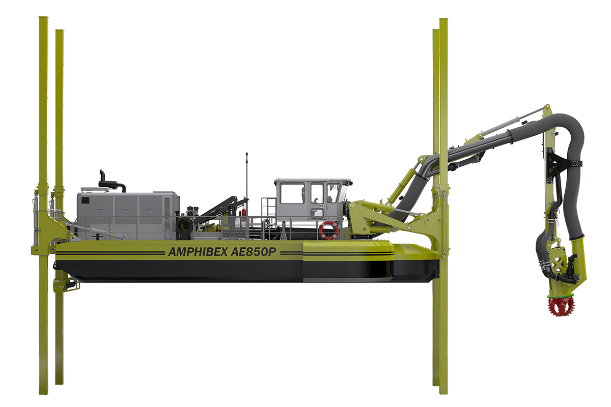 AMPHIBEX | La gamme de dragueuses amphibies la plus polyvalente et la plus complète au monde